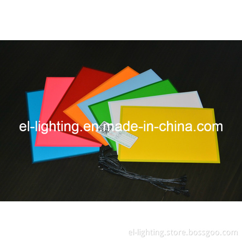 EL Lighting Cuttable Backlight with Different Colors